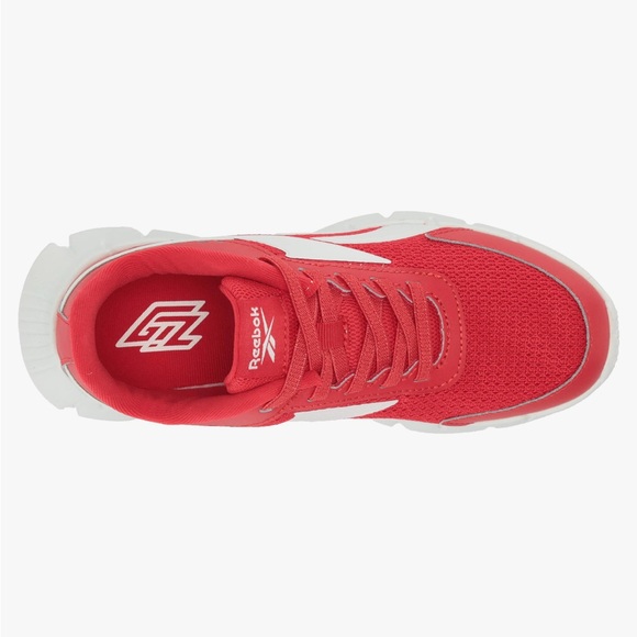 Reebok Boy's Zig Dynamica 2.0 Sneaker, Vector Red/White, 2 Little Kid - Picture 3 of 8